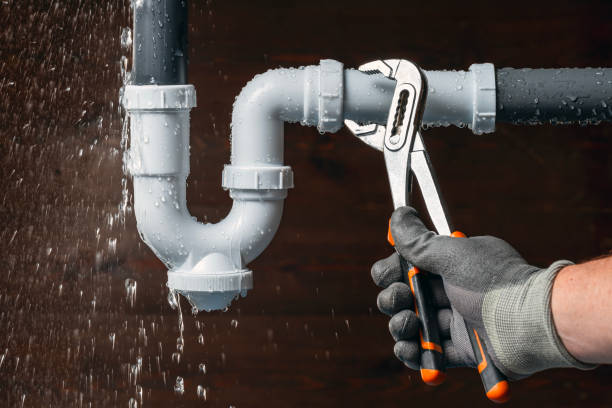 Professional Plumbing technician working in Hayes, VA